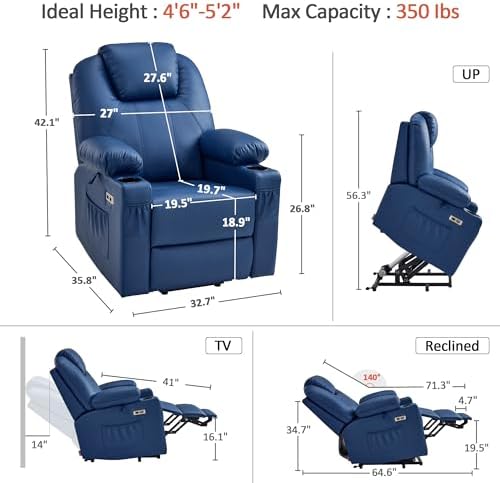 MCombo Small Power Lift Recliner Chair - Image 3