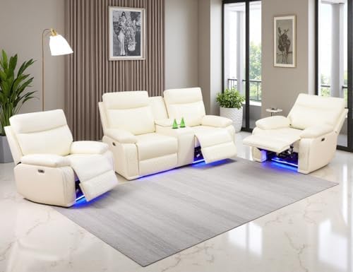 Power Reclining Sofa Set, Recliner Loveseat & 2 Chairs by LYfurniture