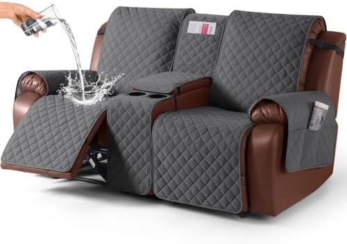 KinCam 100% Waterproof Loveseat Recliner Cover by KinCam