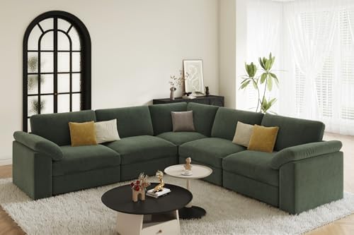 EASE MOOSE Oversized Modular Sectional Sofa, Large L Shape Sectional Couch - Image 4