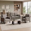 51'' Small Sofa Sets, 2-Seater Linen Fabric Couch by Unknown