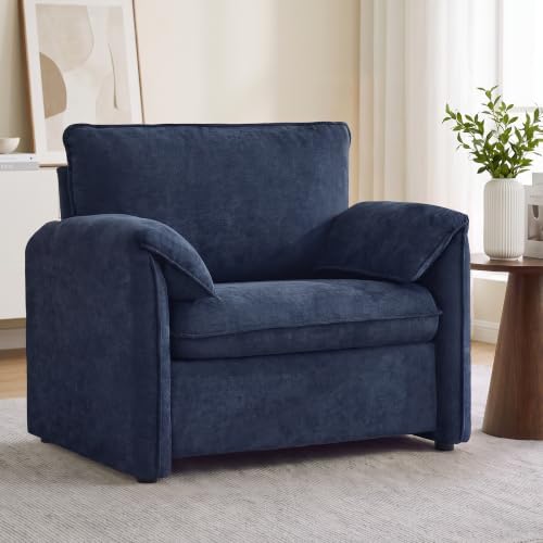 Oversized Accent Chair Set of 2, Comfy Reading Chair - Image 3