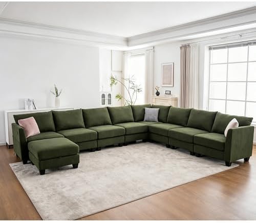 150.4" Large Sectional Couches for Living Room, Corner Couch by ZXDesign