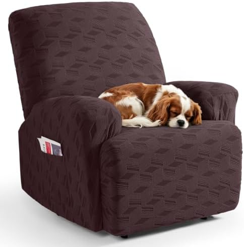 TAOCOCO Oversized Recliner Cover Stretch Recliner Chair Covers, Jacquard by TAOCOCO