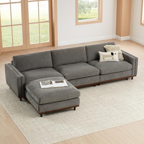 CHITA 118” Super LargeSectional Modular Sofa, Down Filled, 4 Seat by Unknown