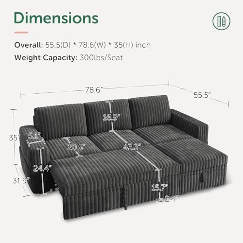 HONBAY Modular Sectional Sofa - Image 2