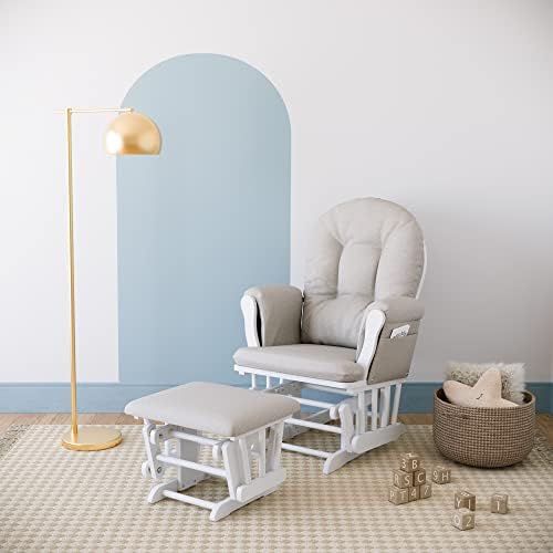 Storkcraft Premium Hoop Glider & Ottoman - Image 2