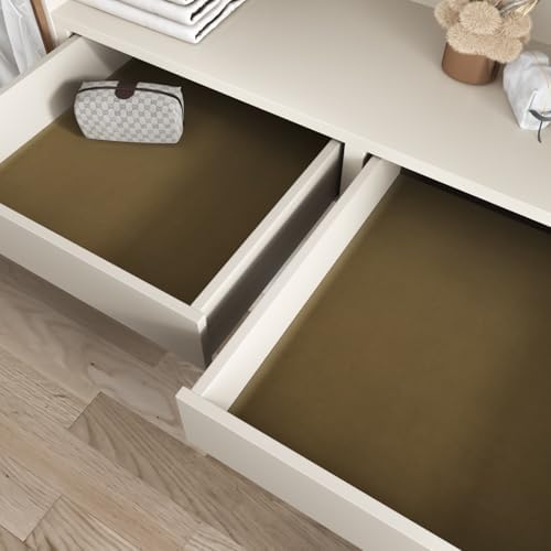 VEELIKE Olive Brown Velvet Drawer Liner - Image 3