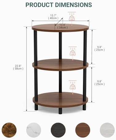 Small Round Side Table - Image 2