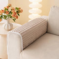 Soft Velvet Couch Arm Covers Washable by TIANXINBAOBEI