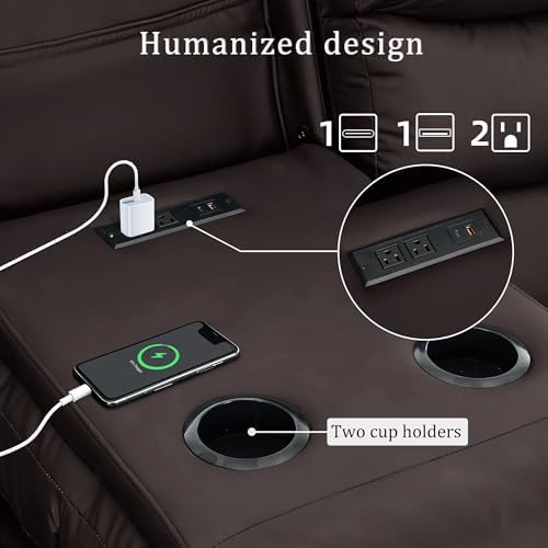 Korser Recliner Sofa, Reclining Loveseat - Image 4
