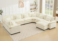 Oversized Modular Sectional Sofa Set, Convertible Deep Seat Cloud Couch by Unknown