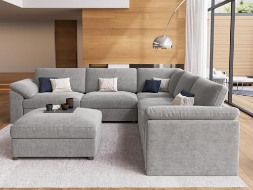 EASE MOOSE Oversized Sectional Modular Sofa, Comfty Deep Seat Couch - Image 3