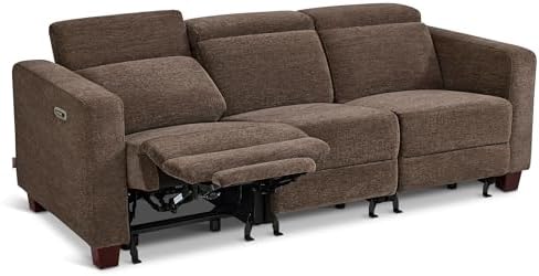 MCombo 85.4'' Zero Wall Hugger Power Recliner Sofa by MCombo