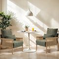 VINGLI Boho Braid Accent Armchairs Set of 2, Mid-Century Modern Chiars by VINGLI