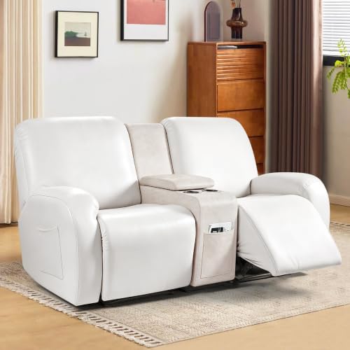 ANARACHON Leather Look Recliner Console Cover - Image 2