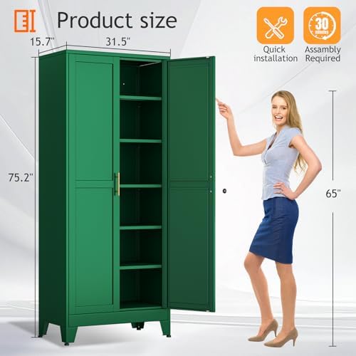PAOFIN Kitchen Pantry Storage Cabinet - Image 2