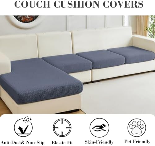 Sofa Covers Couch Covers for Sofa Pet Friendly Couch Cushion Covers Universal - Image 3