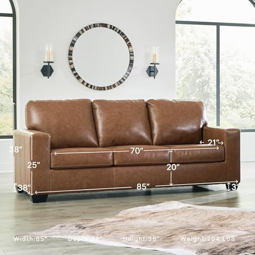 Signature Design by Ashley Bolsena Queen Leather Sofa Sleeper - Image 3