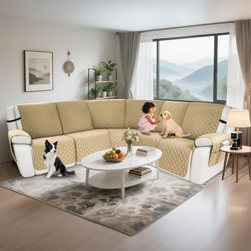 Waterproof Sectional Reclining Couch Covers L Shaped Recliner Sectional Sofa - Image 2