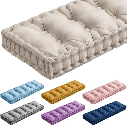 Threehoney Velvet Bench Cushion by Threehoney