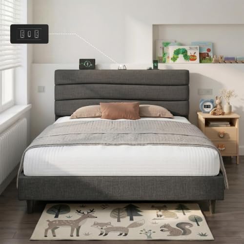 EnHomee Full Upholstered Bed by EnHomee