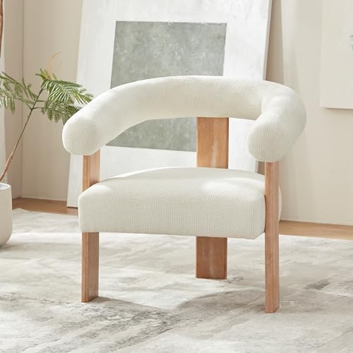 VKNOW Barrel Accent Chair, Vanity Chair by VKNOW