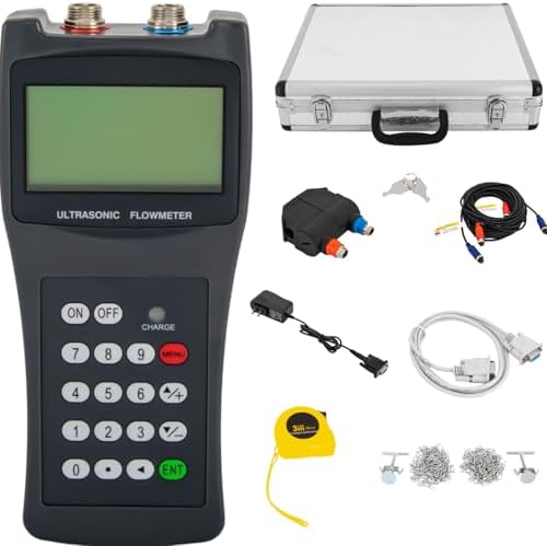 Handheld Ultrasonic Flow Meter TDS-100H Portable Clamp on Flowmeter M2 by TTeralmon