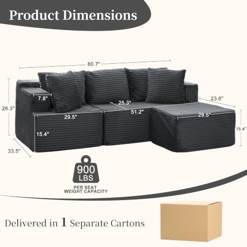 Korser Cloud Modular Sectional Sofa - Image 2