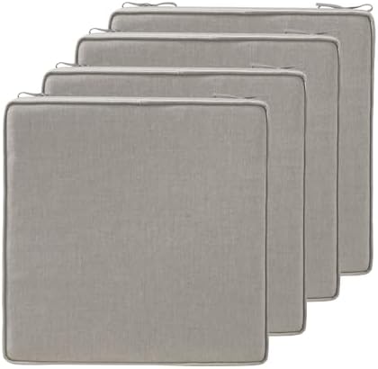 18.5 x 16 Inch Sunbrella Outdoor Chair Cushions by Supflourishia