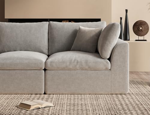 ohllob Oversized Cloud Couches for Living Room, Boneless Sectional Couch - Image 5