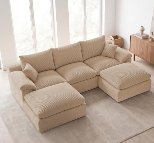 Cloud Sectional Couch, Boneless Couch Modular Sofa by Unknown