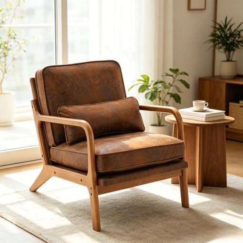 Karl home Mid-Century Modern Accent Reading Chair by Karlhome