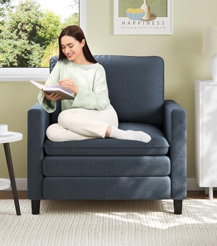 Welzona 3-Layers Cloud Accent Chair, Teddy Arm Chairs by WelzonaDirect