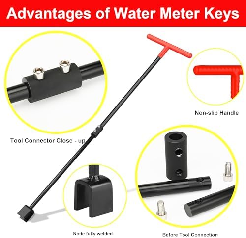 Manalete 32" Water Meter Key & Water Shut-Off Tool - Image 4