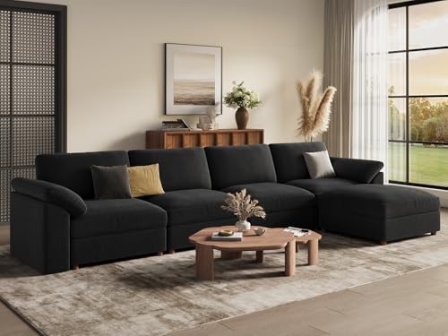 EASE MOOSE Oversized Sectional Modular Sofa, L Shape Sectional Cloud Sofa - Image 4