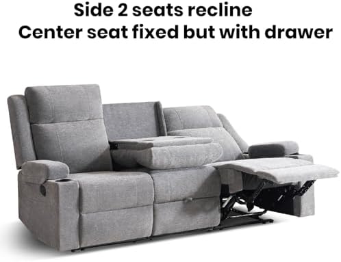 75'' Manual Reclining Sofa - Image 4