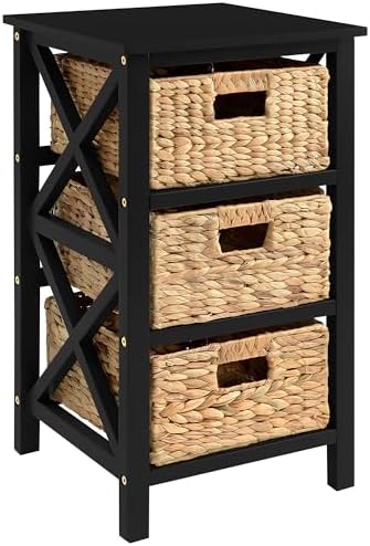 eHemco 3 Tier X-Side End Table by eHemco