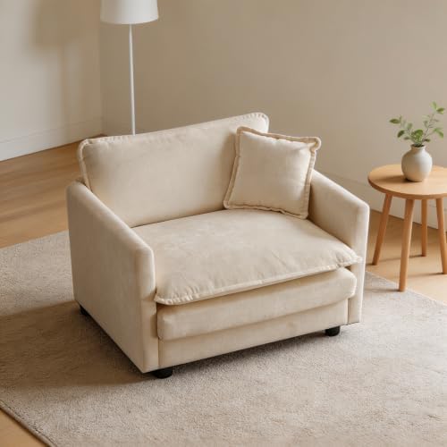 Tmsan Cloud Loveseat Sofa Couch & Chair Set - Image 6