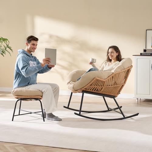 ONBRILL Papasan Rocking Chair - Image 5