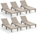 Nestl Lounge Chair Outdoor, Tanning Chair, Chaise Lounge Outdoor Set of 6 by Nestl