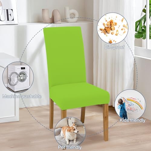 Dining Chair Covers, Stretch Seat Covers, Washable Furniture Protector - Image 6