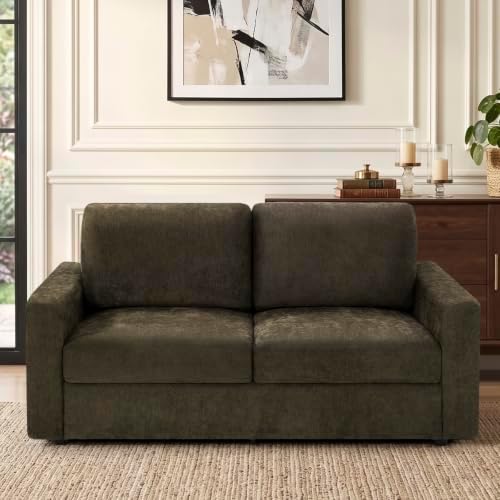 69” Chenille 2-Seat Sofa w/Comfortable Back Cushions - Image 4