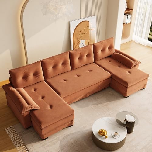 104.7" U-Shaped Sleeper Sofa - Image 5