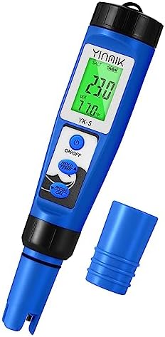 YINMIK pH Salt Meter 5 in 1 pH TDS EC Salinity Tester by YINMIKWaterTester
