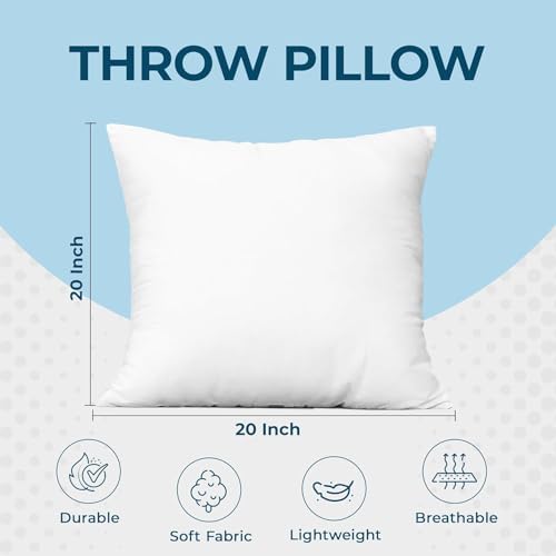 Utopia Bedding Throw Pillows, 20x20 Pillow Inserts - Image 4