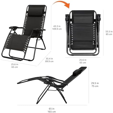 Amazon Basics Zero Gravity Lounge Chair - Image 3