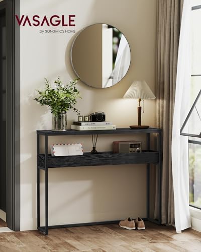 VASAGLE 39.4 Inches Console Table, Narrow Sofa Table - Image 2
