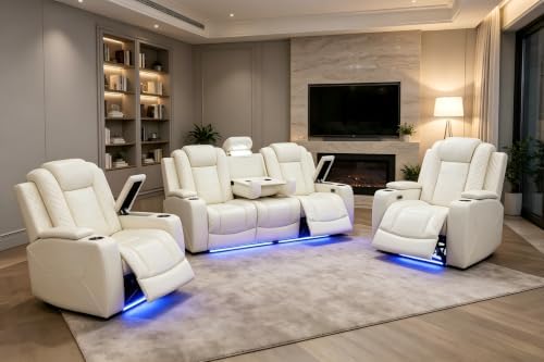 3 Piece Power Recliner Sofa Set by COSYMOORFURNITURE