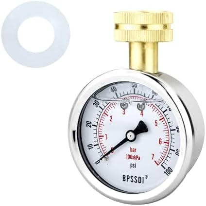0-100 Psi Water Pressure Gauge Test by BPSSDI